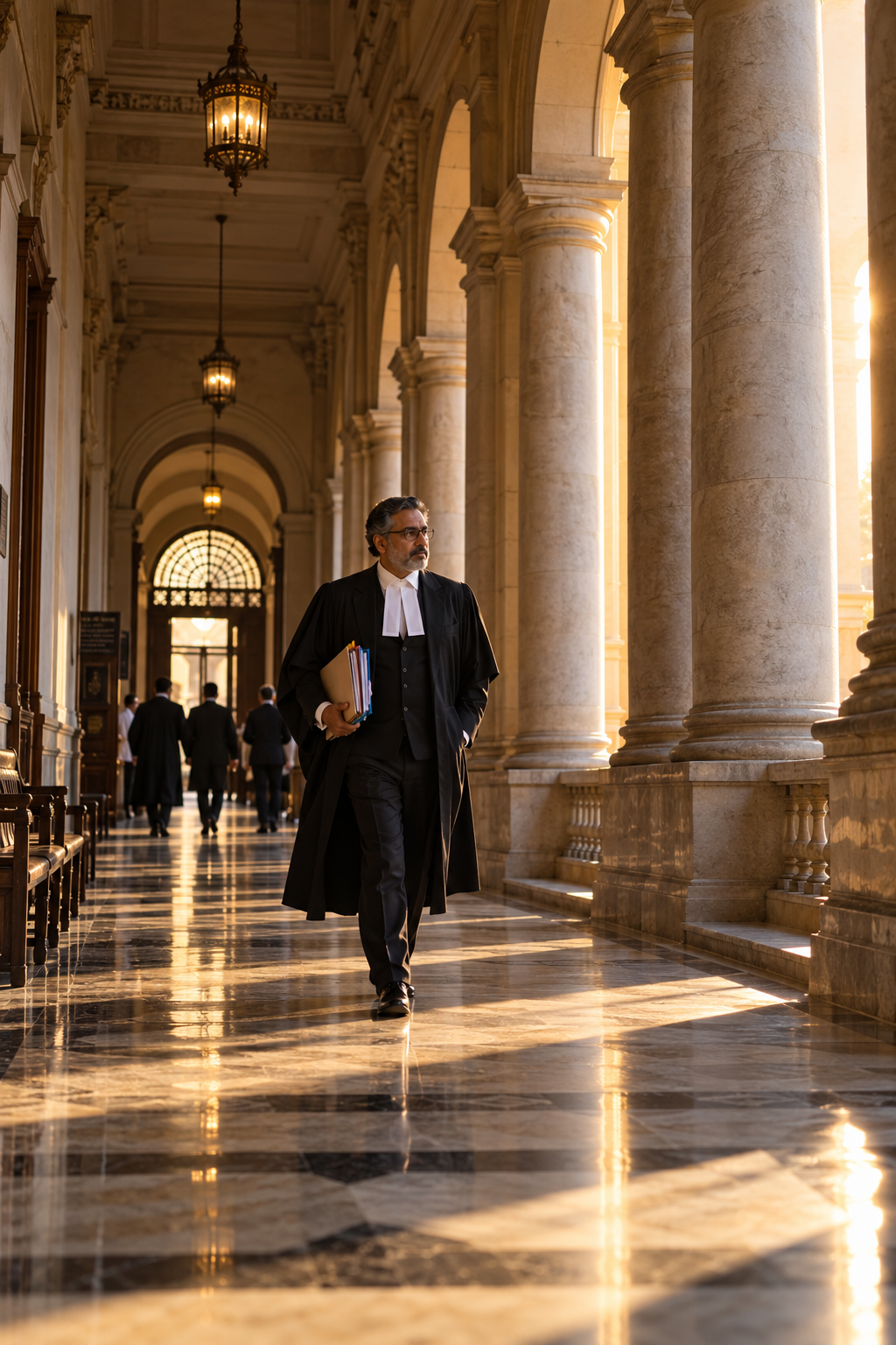 High Court Corridor and Legal Representation - Arvind Law Associates